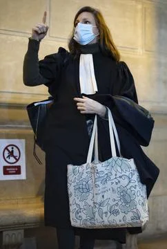 Opening day of the Thalys train attack trial in Paris, France - 16 Nov 2020 Foto stock