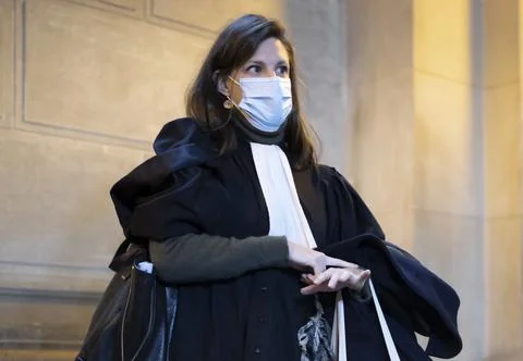 Opening day of the Thalys train attack trial in Paris, France - 16 Nov 2020 스톡 사진