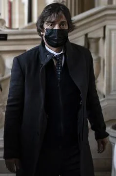 Opening day of the Thalys train attack trial in Paris, France - 16 Nov 2020 Foto stock