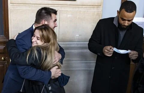 Opening day of the Thalys train attack trial in Paris, France - 20 Nov 2020 Stock Photos