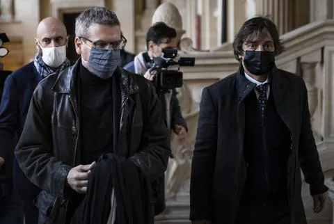 Opening day of the Thalys train attack trial in Paris, France - 16 Nov 2020 Stock Photos