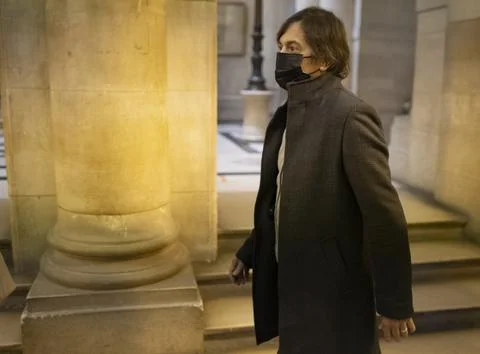 Opening day of the Thalys train attack trial in Paris, France - 20 Nov 2020 Foto stock