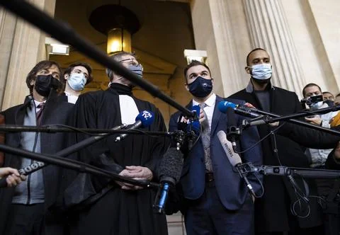 Opening day of the Thalys train attack trial in Paris, France - 20 Nov 2020 Photos