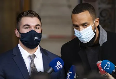 Opening day of the Thalys train attack trial in Paris, France - 20 Nov 2020 Stock Photos
