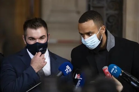 Opening day of the Thalys train attack trial in Paris, France - 20 Nov 2020 Foto stock