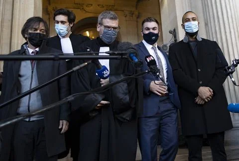 Opening day of the Thalys train attack trial in Paris, France - 20 Nov 2020 Stock Photos