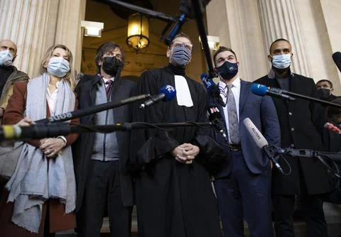 Opening day of the Thalys train attack trial in Paris, France - 20 Nov 2020 Stock Photos