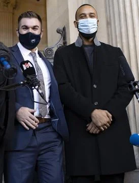 Opening day of the Thalys train attack trial in Paris, France - 20 Nov 2020 Foto stock