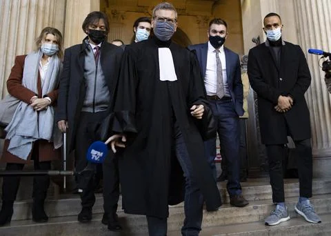 Opening day of the Thalys train attack trial in Paris, France - 20 Nov 2020 Stock Photos