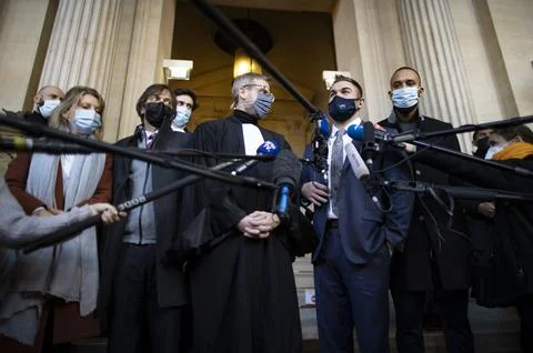 Opening day of the Thalys train attack trial in Paris, France - 20 Nov 2020 Stock Photos