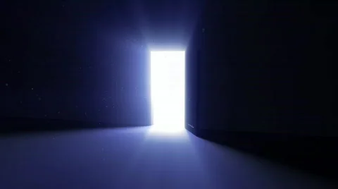 Opening Door 01 (Preview darker than Original) Stock Footage 702113