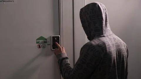 Opening the door 14 Stock Footage 317950168