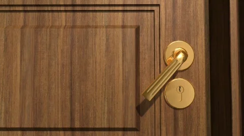 Opening of the door 2 (Transition) Stock-Footage 560392