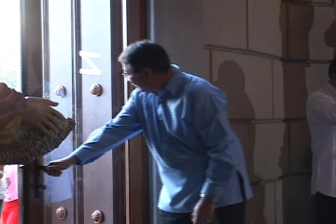 Opening door Stock Footage 146653