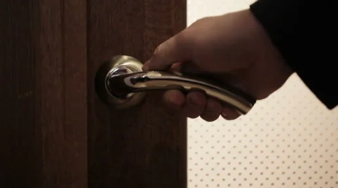 Opening Door Stock Footage 47933972