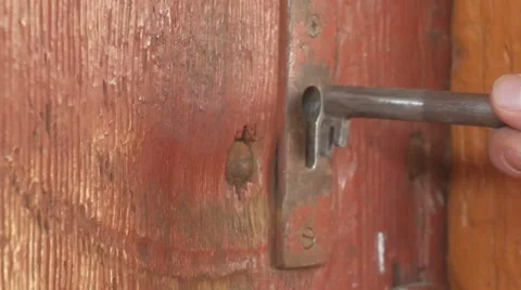 Opening the door Stock Footage 62632866