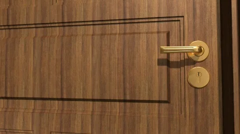 Opening of the door (Transition) Stock-Footage 560650