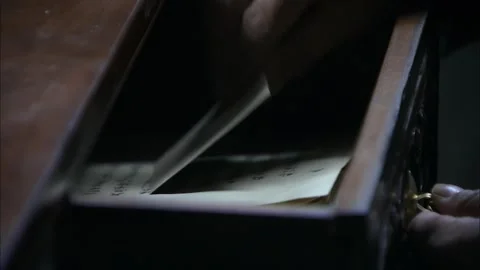 Opening the drawer to put in the paper Stock Footage 261640378