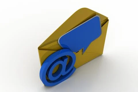 Opening e mail letter with internet sign Free Stock Illustration