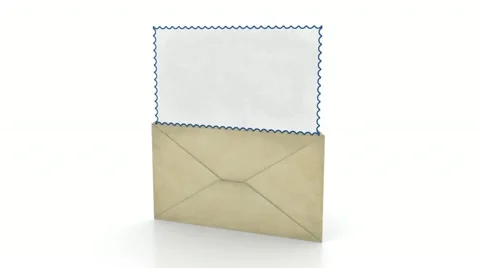 Opening envelope - Mail concept Stock Footage 11114443