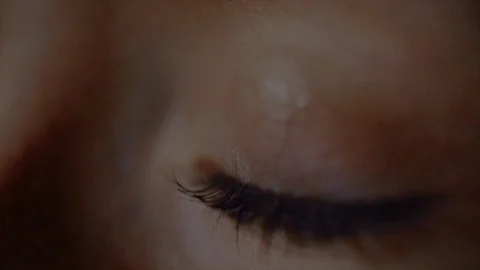 Opening Eye 50 fps side on (1) Video stock 127102371