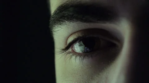Opening Eye Stock Footage