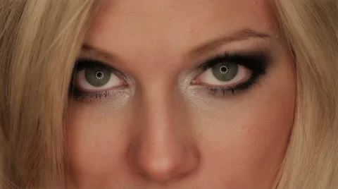 Opening Eyes Stock Footage 24557598