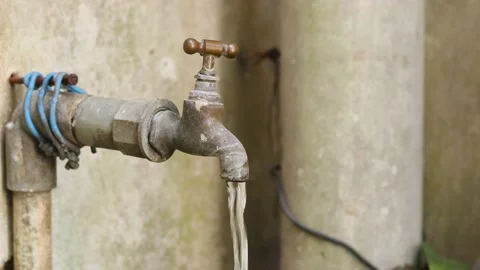 Opening Faucet Stock Footage 204600445