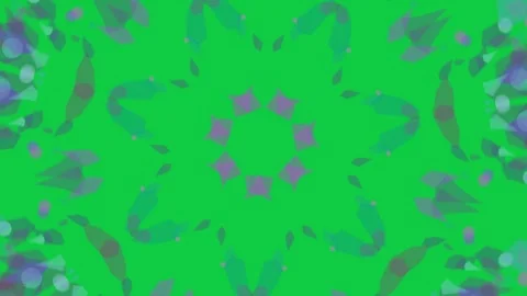 Opening frame forming ring mandala rotating and morphing into star creating Stock Footage 337905753
