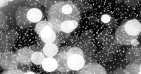 Opening frames showing dense white particles then blurred circles drifting, Stock Footage 319343106