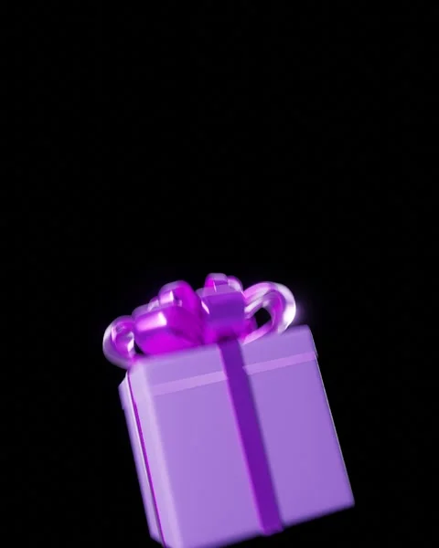 Opening gift box with confetti Video stock 287928288