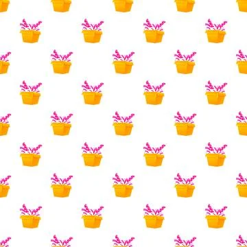 Opening gift boxes with pink party confetti pattern 스톡 일러스트