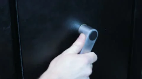 Opening Gun Safe Video stock 21802118