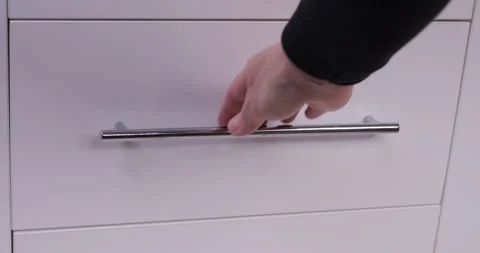 Opening Kitchen Drawer and Taking Out Citrus Juicer Video stock 327542813