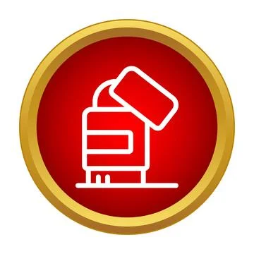 Opening lighter for fire and ignition concept Stock Illustration