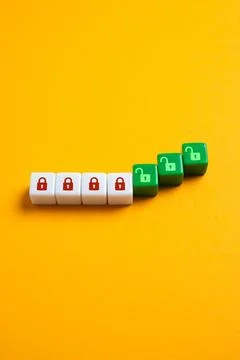 Opening locks. The concept of breach of security, confidentiality and priva.. Stock Photos