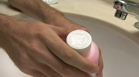 Opening Medicine Stock Footage 143424