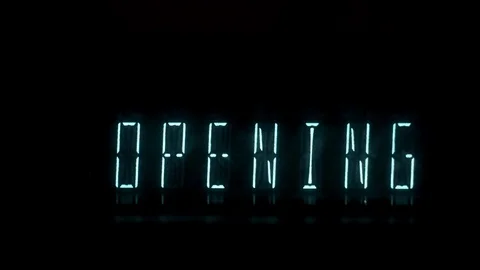 Opening notice Stock Footage 77198010