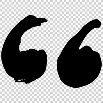 Opening quotation mark Illustrazione stock