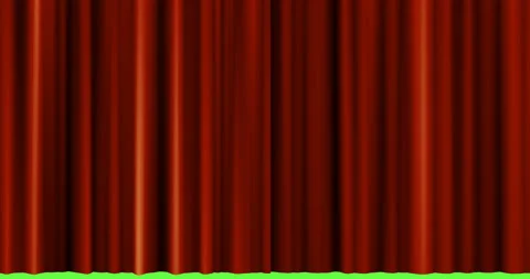 Red curtain online material