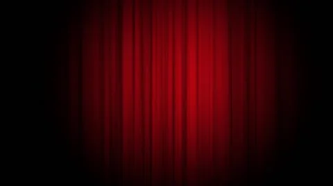 Opening Red Curtain Greenscreen 動画素材 44975424