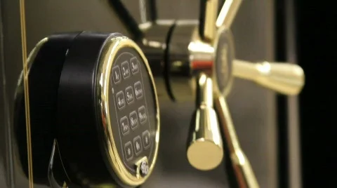 Opening Safe 3 Stock Footage 642238