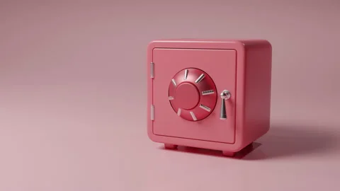 Opening Safe With Money Falling Out Stock Footage 158526848