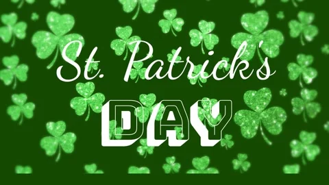 Opening sending drifting clovers, St Stock Footage 329455077