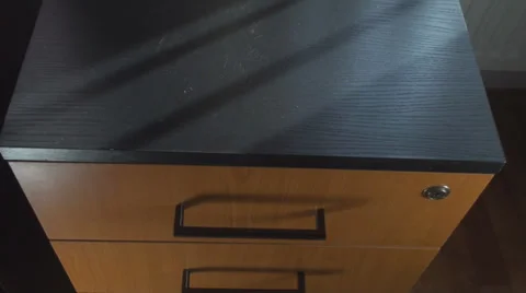 Opening A Small Cabinet And Taking Documents, Office,Business, Point Of View Stock-Footage 37331529