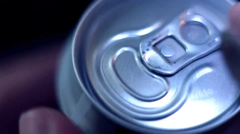 Opening Soft drink can Stock Footage 37998543