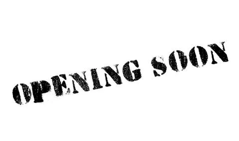 Opening soon stamp Stock Illustration