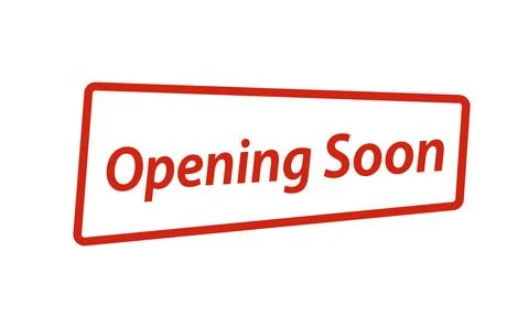 Opening soon stamp isolated on white background Stock Illustration