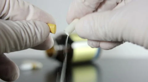 Opening A Tablet Stock Footage 64338629