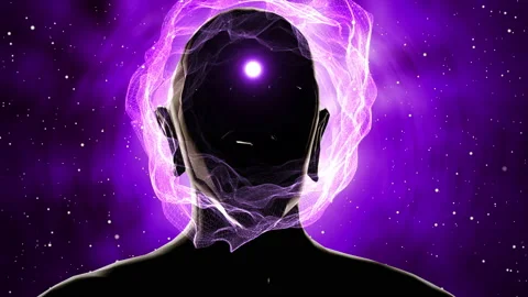 Opening the third eye chakra point 스톡 동영상 202106735